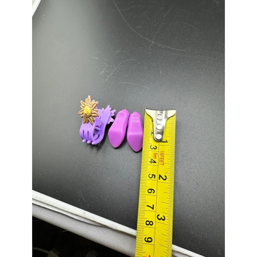 Rapunzel doll Disney replacement shoes and hair clip fashion doll size